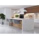 Lohn 1 Light Matte White Pendant Ceiling Light